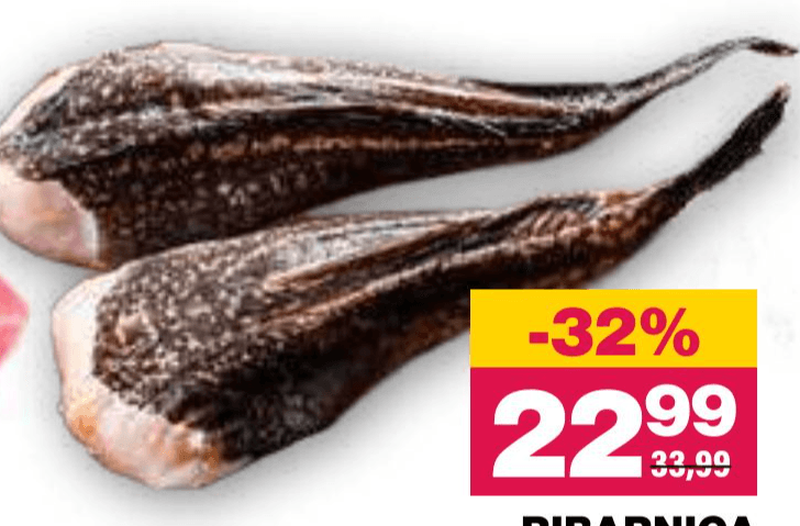 Repi morska spaka - Akcija v trgovini Mercator