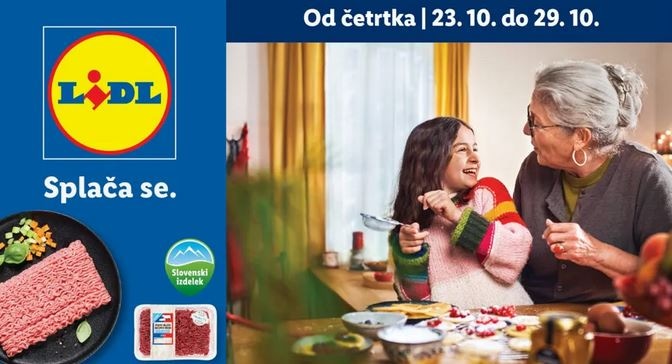 Lidl katalog Splača se od 23.10. do 29.10.2025