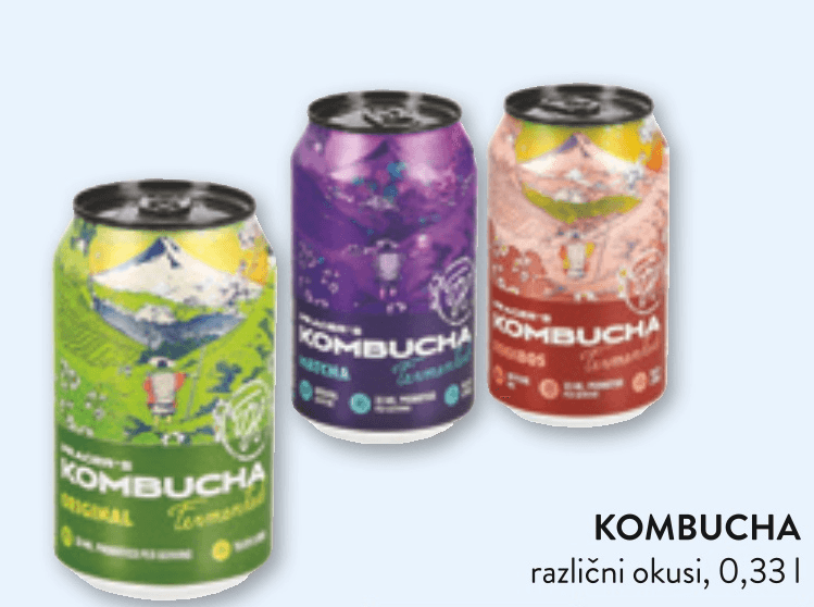 Kombucha 0,33 l - Akcija v trgovini Spar