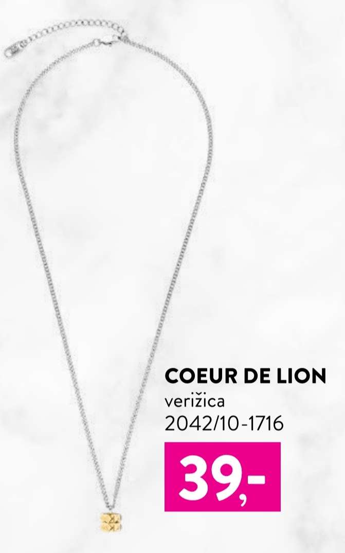COEUR DE LION verižica - Akcija v trgovini Kompas Shop