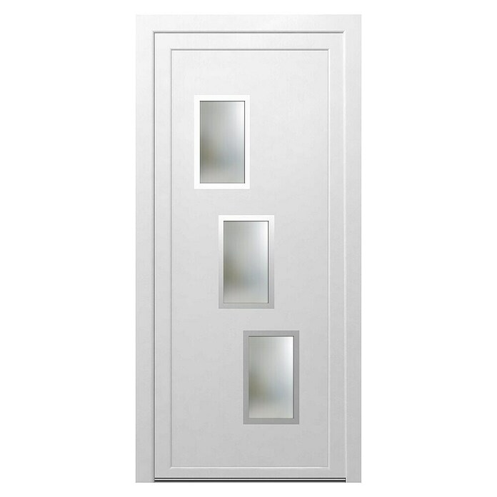 PVC vhodna vrata 'Lima KF15' - Akcija v trgovini Bauhaus