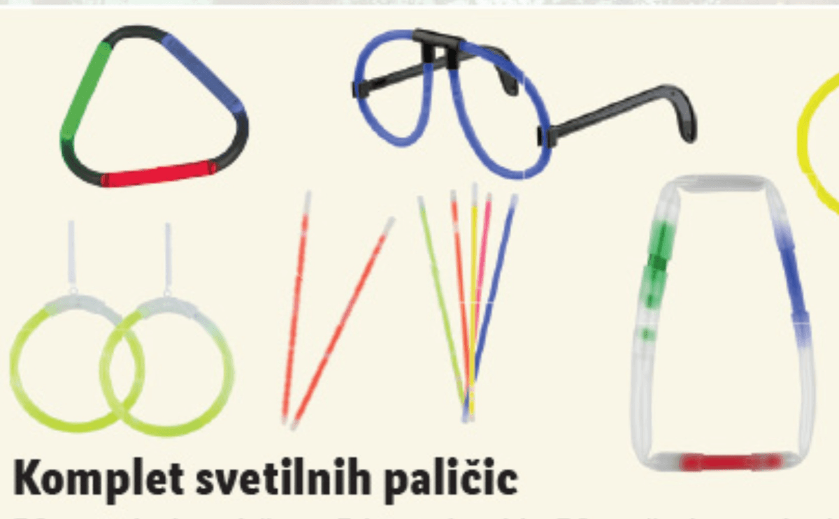 Komplet svetilnih paličic - Akcija v trgovini Lidl