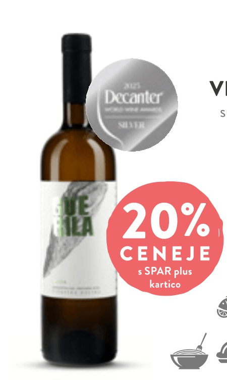 Vino Pinela 0.75 l Guerila - Akcija v trgovini Spar