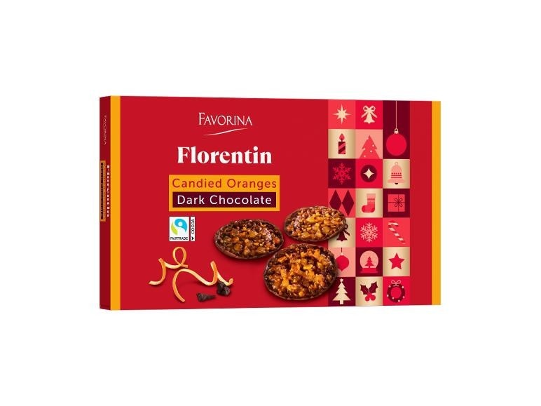 Favorina florentinci s kandirano pomarančo 100 g Akcija v trgovini Lidl