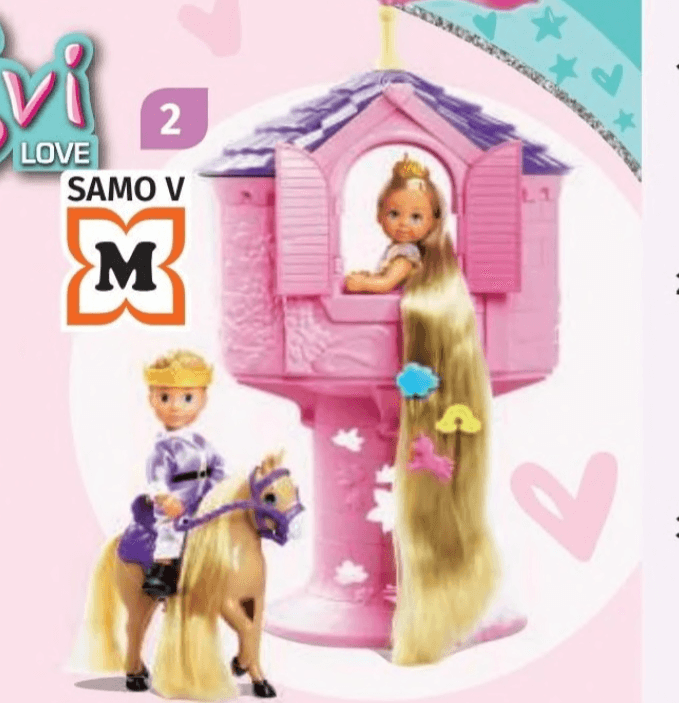 Evi Love Zlatolaskin stolp Simba - Akcija v trgovini Mueller