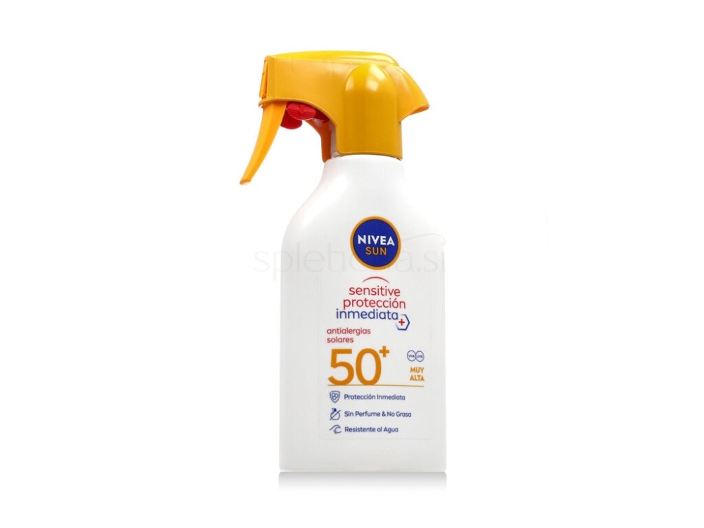 NIVEA SUN Sensitive Immediate Protect sprej za zaščito pred soncem 200 ml - Akcija v trgovini Dm