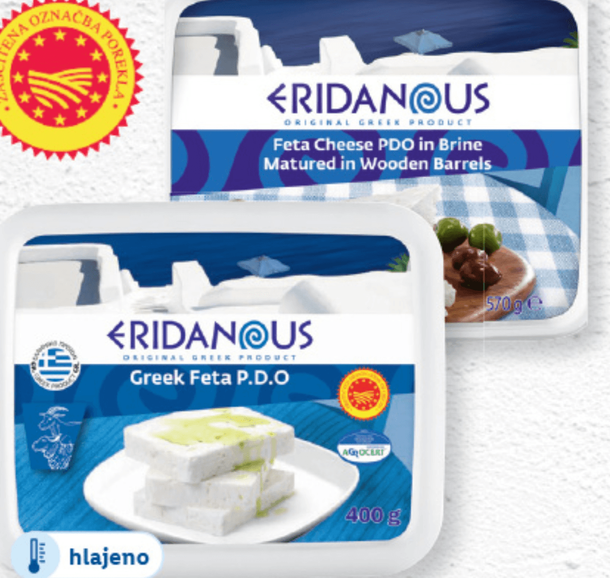 ERIDANOUS Grški sir Feta 400 g - Akcija v trgovini Lidl