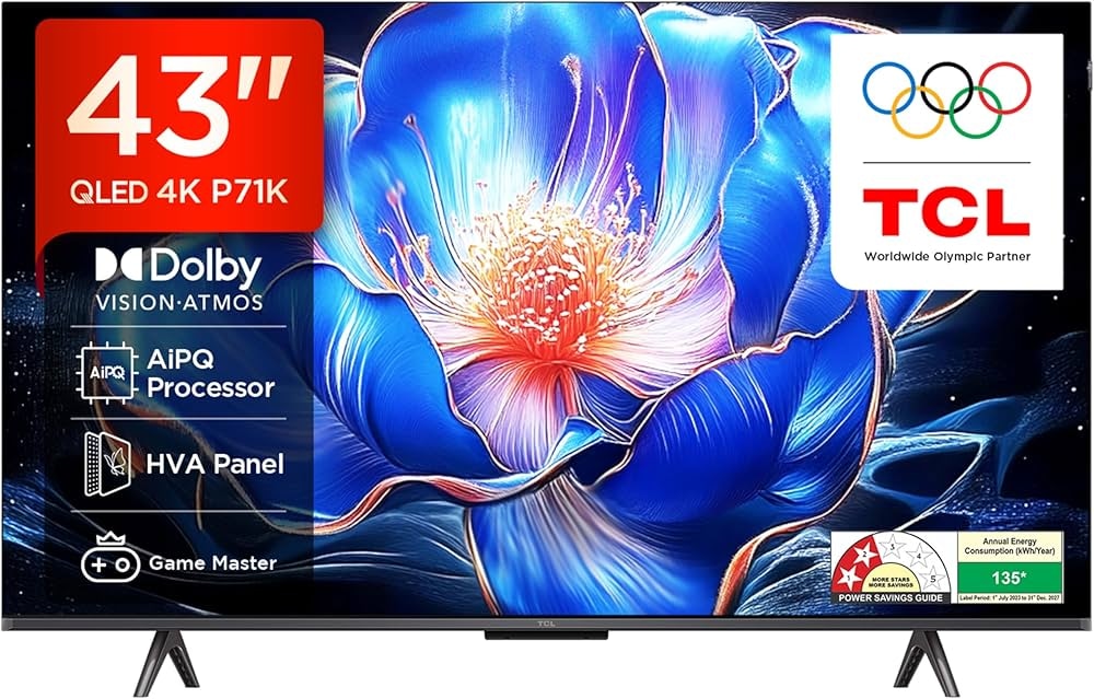 TCL QLED TV 43P71K 108 cm - Akcija v trgovini Pevex