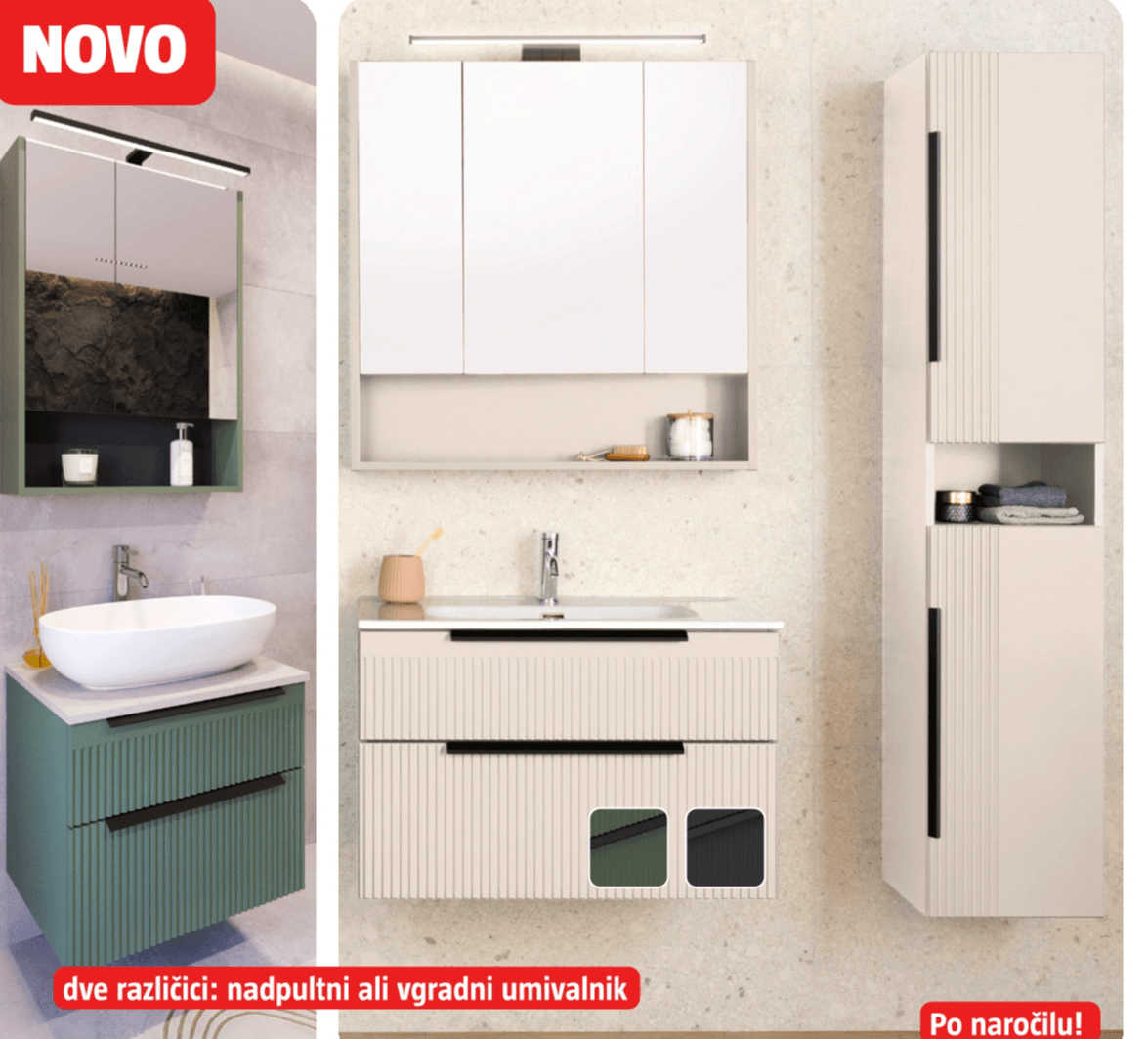 Omarica z umivalnikom - Akcija v trgovini Bauhaus