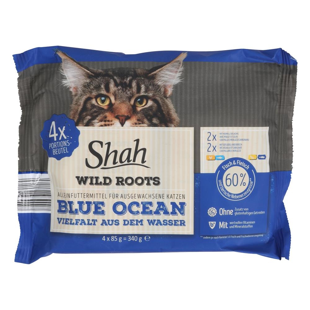 Mačja hrana Wild Roots 4 x 85 g Shah - Akcija v trgovini Hofer