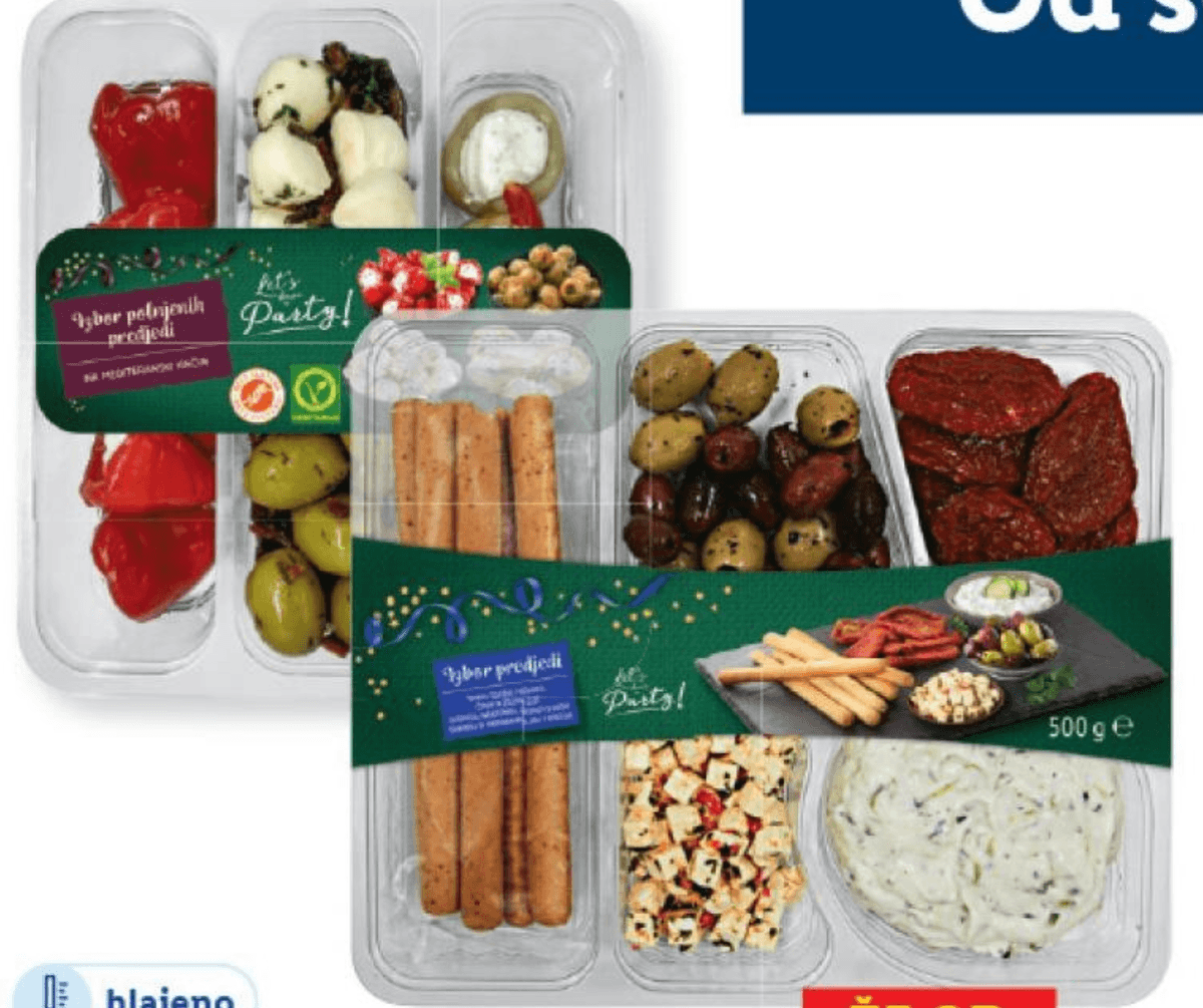 Let's have a party! Izbor predjedi 390/410/500 g - Akcija v trgovini Lidl
