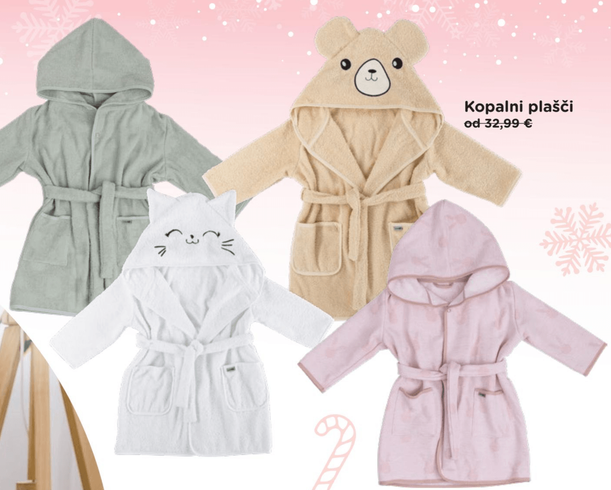 Kopalni plašči - Akcija v trgovini Baby Center