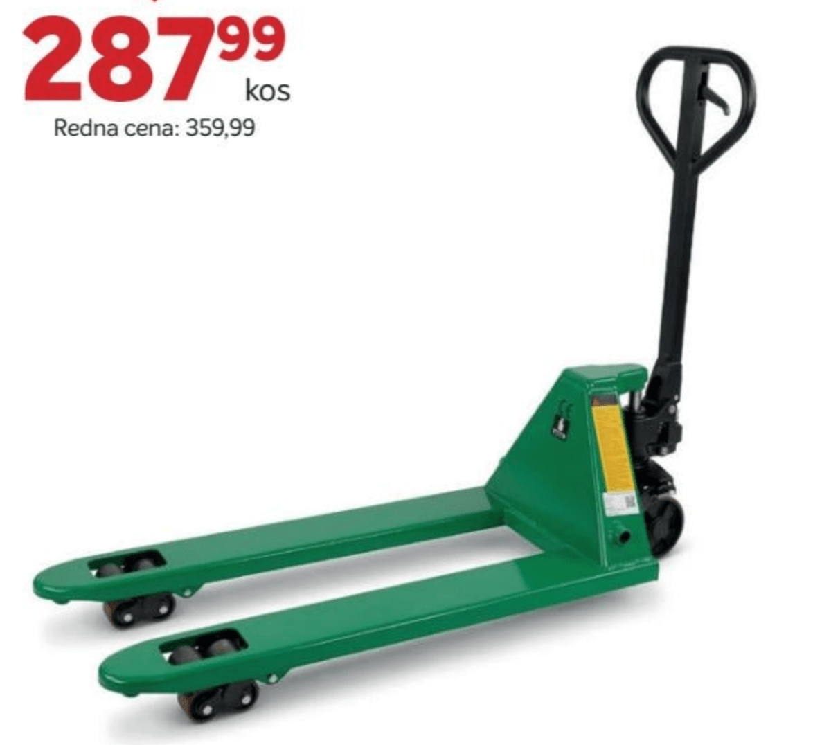 Paletni voziček Spon XN25 - Akcija v trgovini Merkur