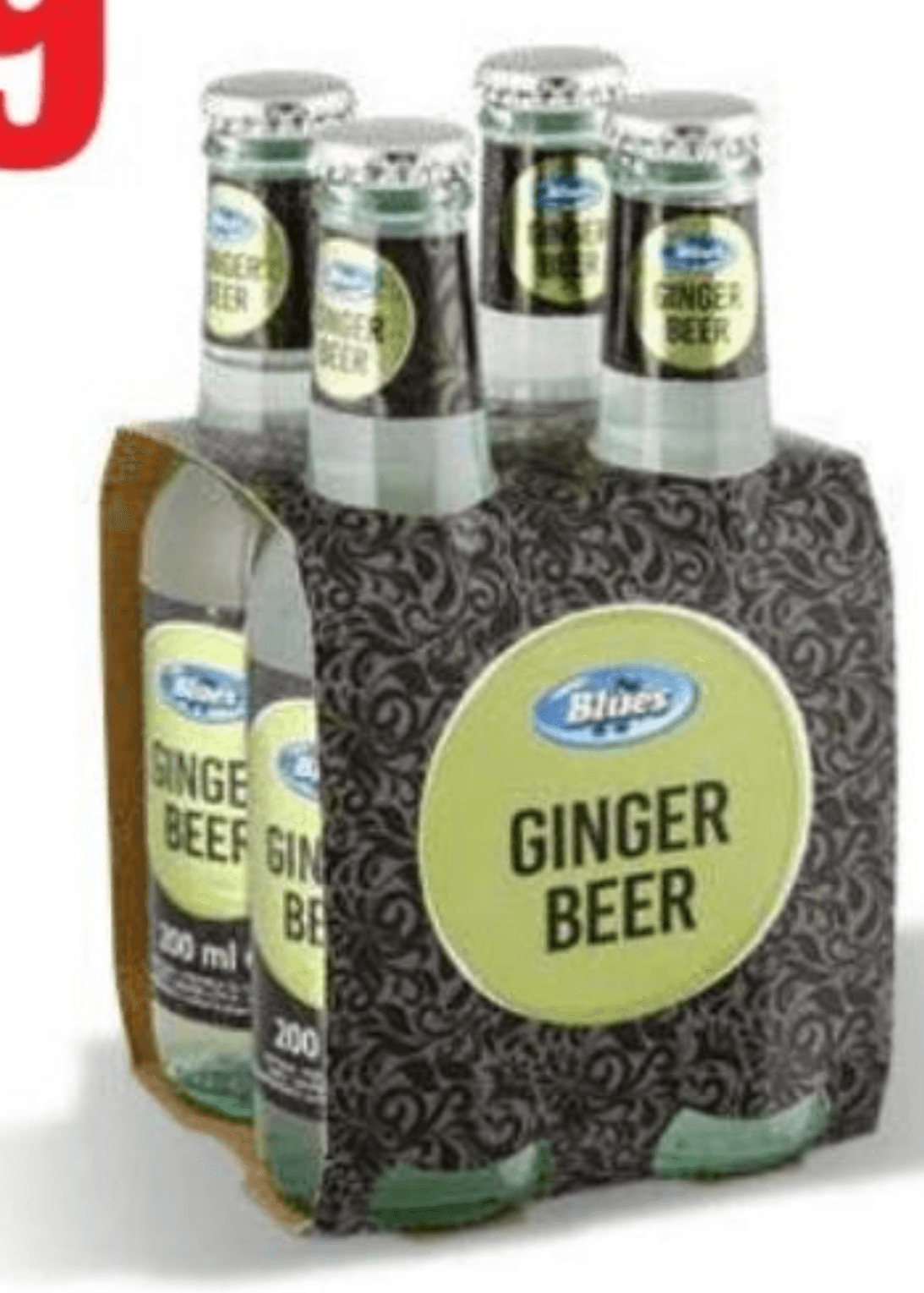Pijača Ginger Beer 4 x 200 ml Blues - Akcija v trgovini Eurospin