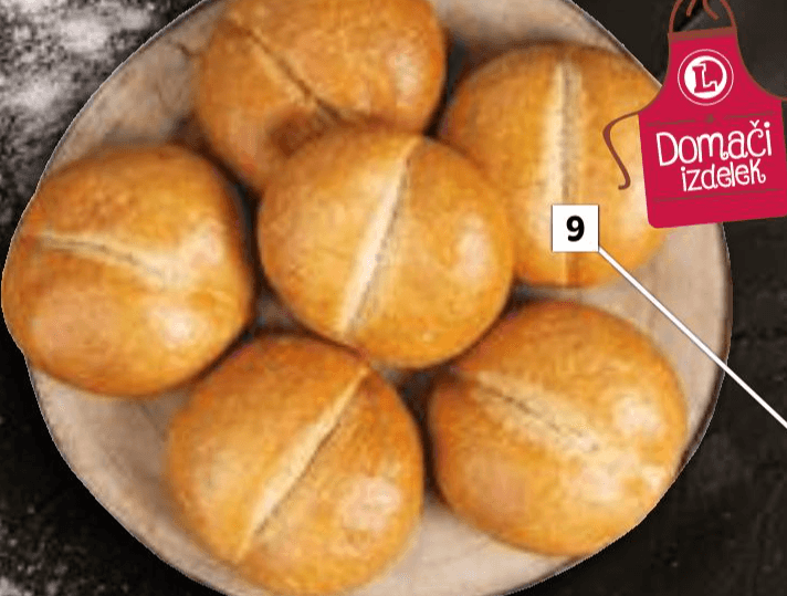 Mala žemlja 6 kosov Domači izdelek - Akcija v trgovini E.Leclerc