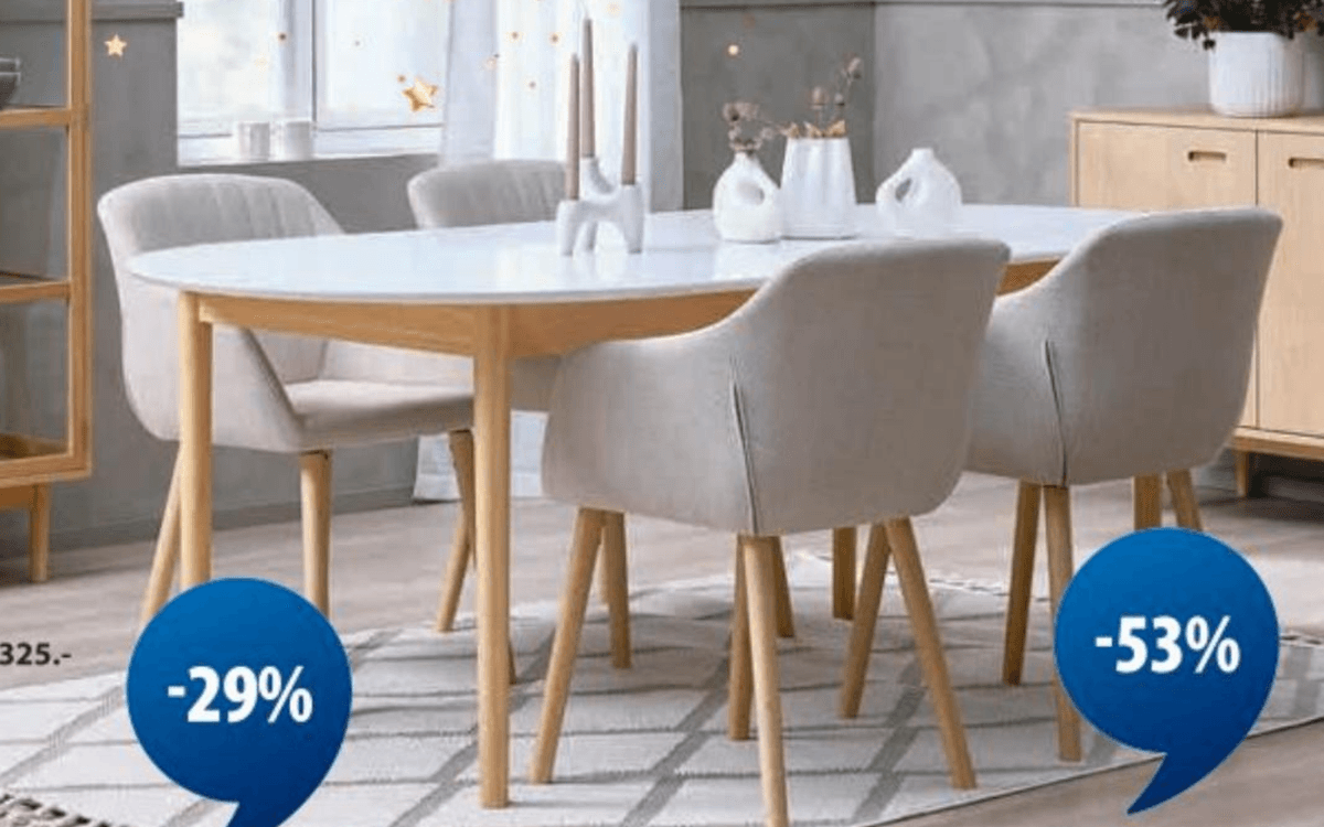 Jedilniški stol ADSLEV - Akcija v trgovini Jysk