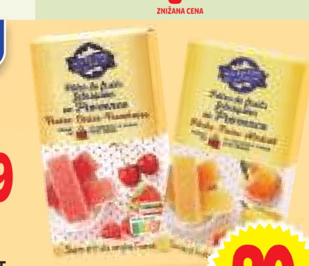 Sadne žele ploščice 6x 30 g - Akcija v trgovini E.Leclerc