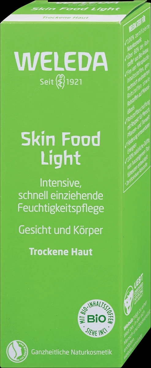 Weleda Skin Food Light intenzivna vlažilna krema za telo in obraz 75 ml Akcija v trgovini Dm