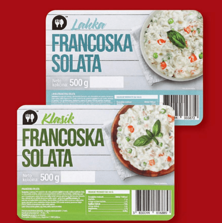 Francoska solata 500 g Akcija v trgovini Lidl