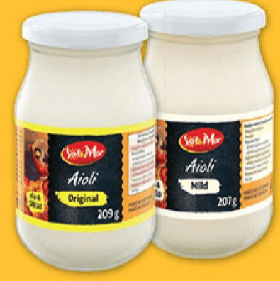 Sol&Mar Česnova pomaka "Alioli" 225 ml - Akcija v trgovini Lidl