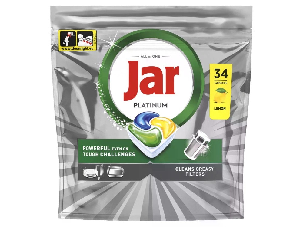 Jar Platinum kapsule za pomivalni stroj 34 kapsul Akcija v trgovini Lidl