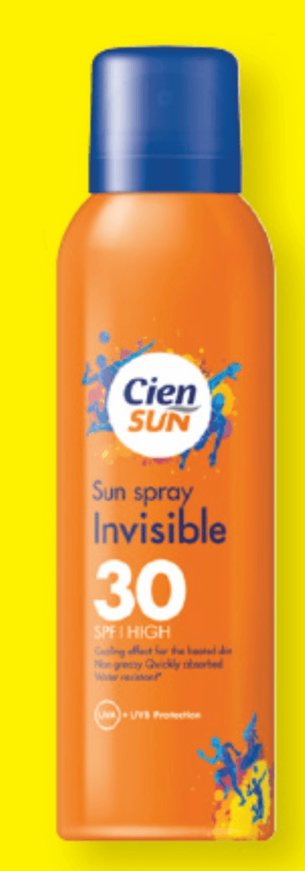 CIEN SUN Sprej za sončenje ZF 30 200 ml - Akcija v trgovini Lidl
