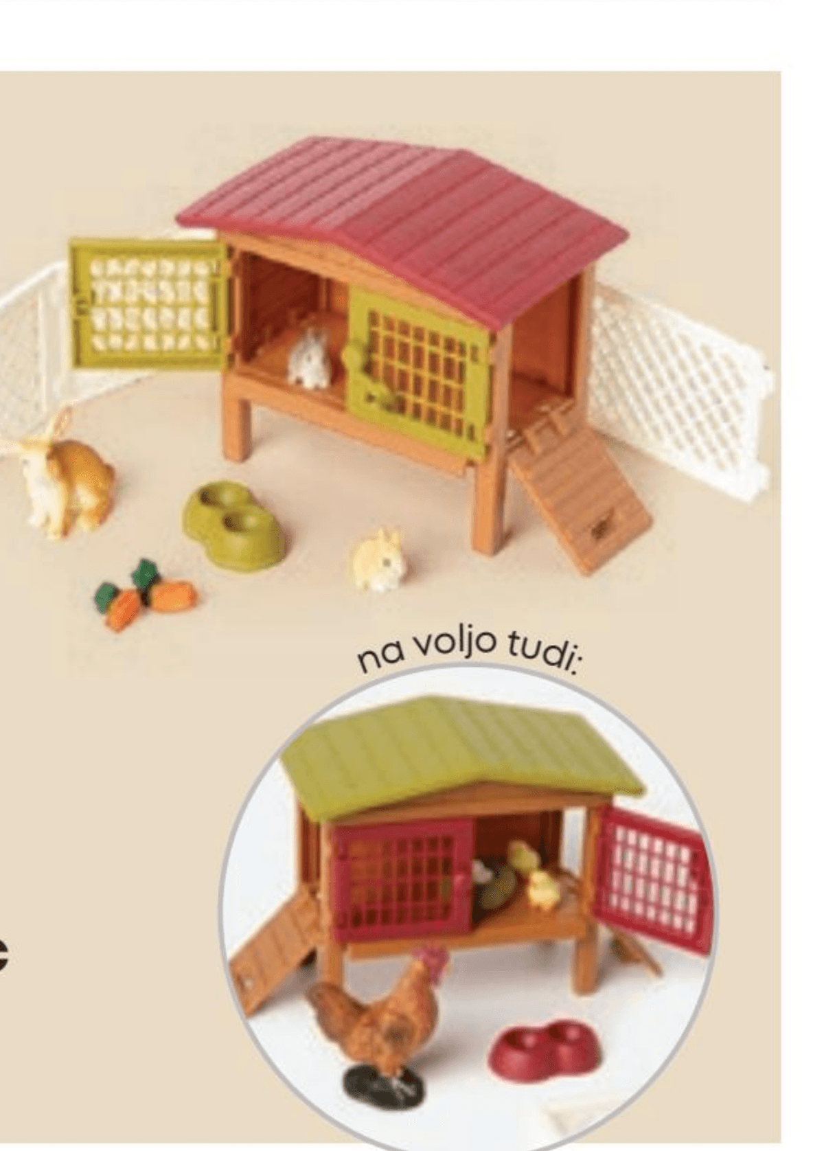 Komplet figuric z dodatki - Akcija v trgovini Pepco