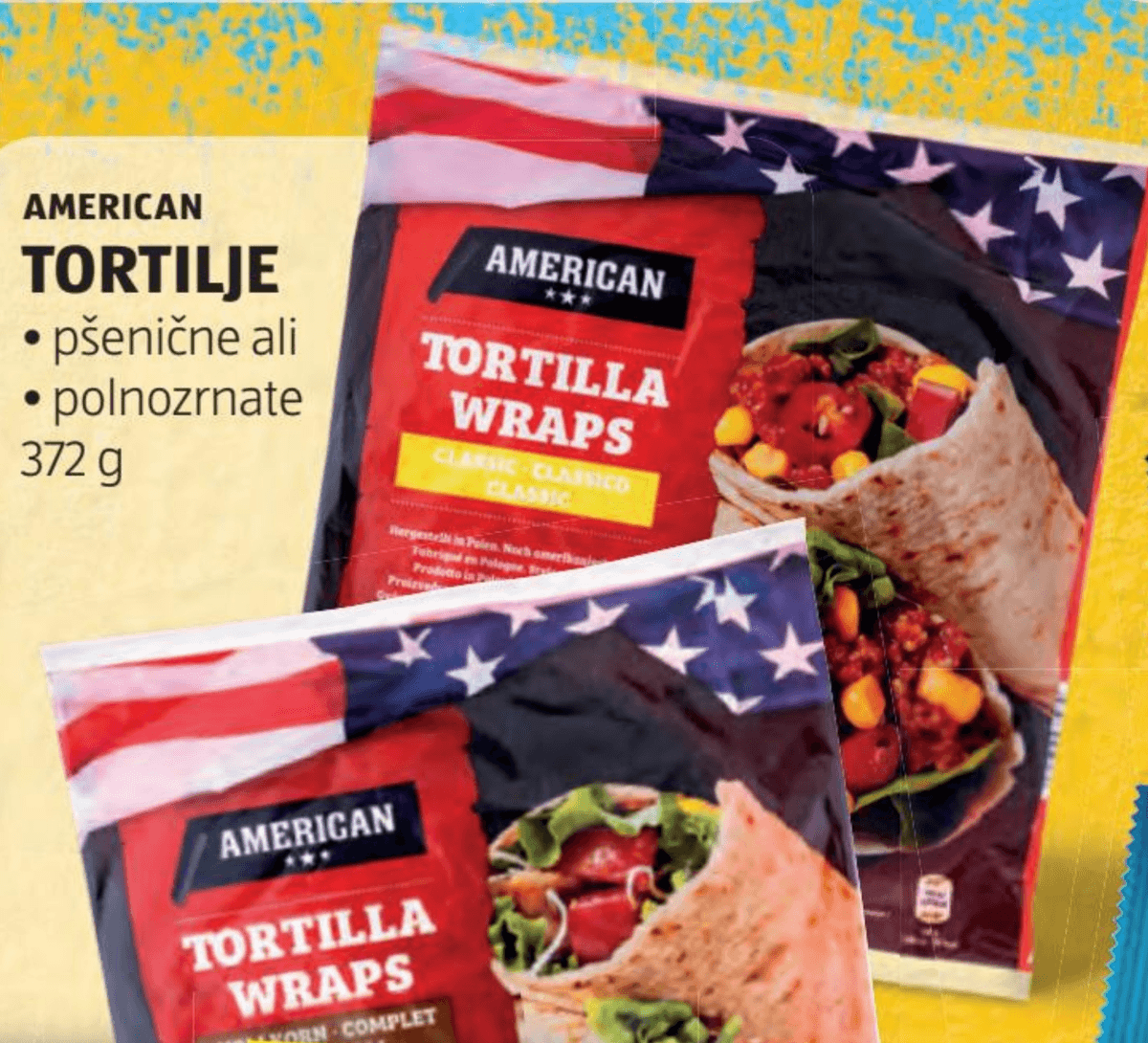 American Tortilje 372 g - Akcija v trgovini Hofer