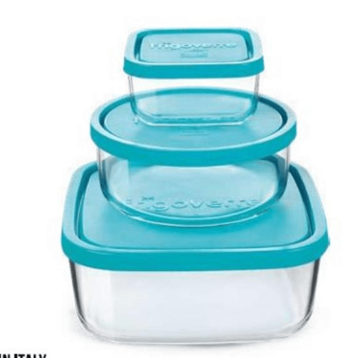 Komplet 3 posod za shranjevanje živil Bormioli Rocco - Akcija v trgovini Eurospin