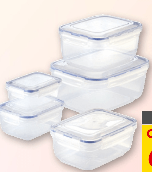 Set posod za shranjevanje 5/1 - Akcija u trgovini Spar