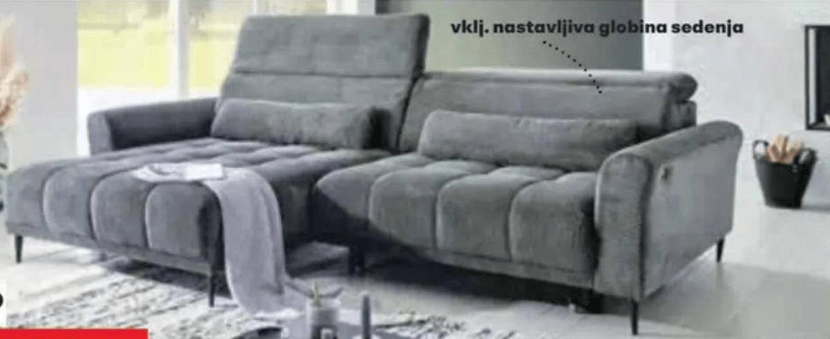 Sedežna garnitura TREND STORE - Akcija v trgovini Rutar