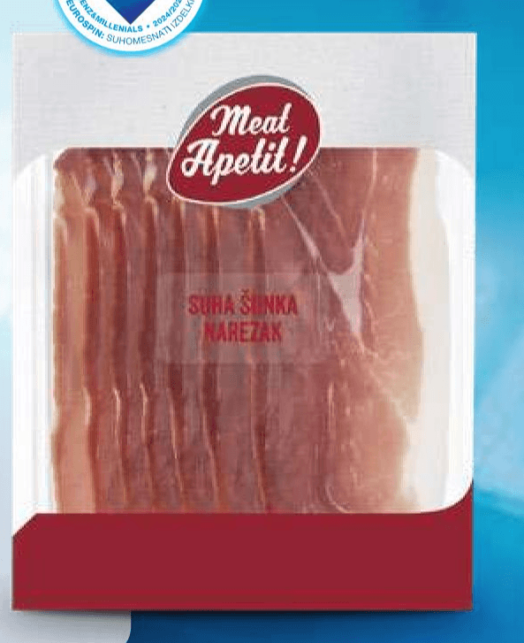 Meal Apetit! Suha šunka, rezine 80 g - Akcija v trgovini Eurospin