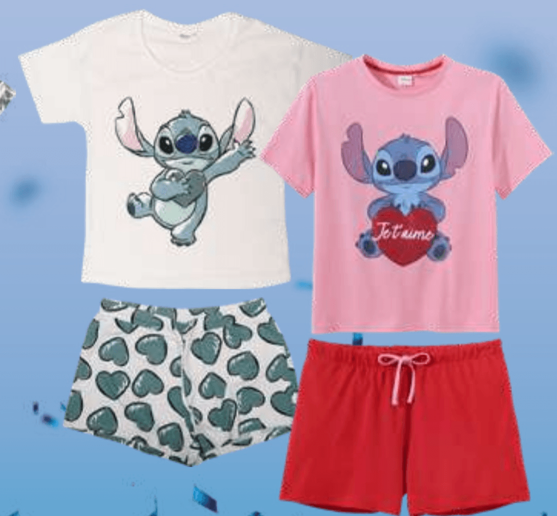 Ženska pižama Stitch! - Akcija v trgovini E.Leclerc