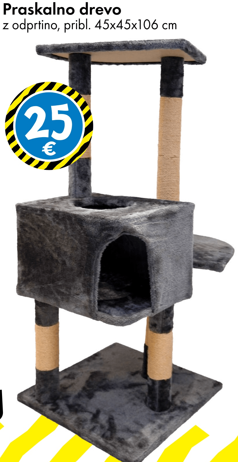 Praskalno drevo - Akcija v trgovini Tedi