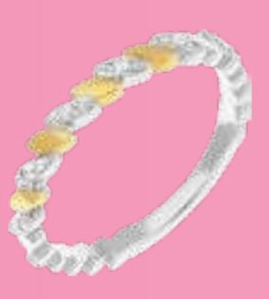 Prstan s cirkonijevimi oksidi velikost: 14 - Akcija v trgovini E.Leclerc