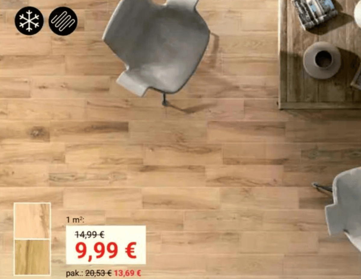 Porcelanaste ploščice CONGO 1,37 m² - Akcija v trgovini Pevex