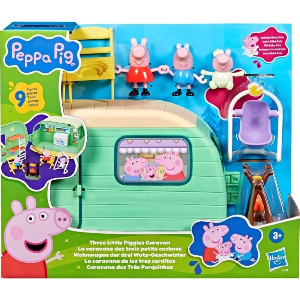 Hasbro Prašiček Pepa počitniška prikolica Akcija v trgovini Mueller