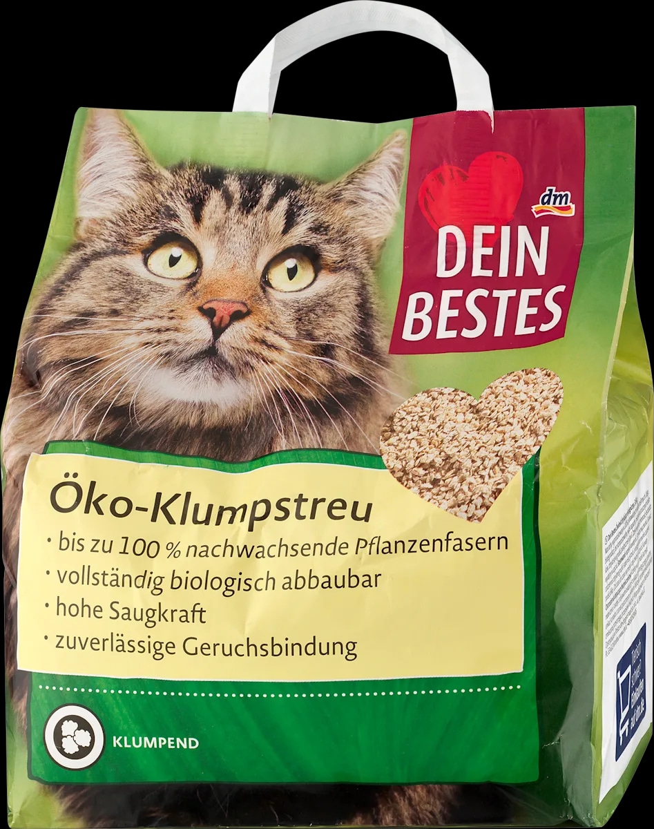 DEIN BESTES ekološki posip za mačke 3,6 kg - Akcija v trgovini Dm