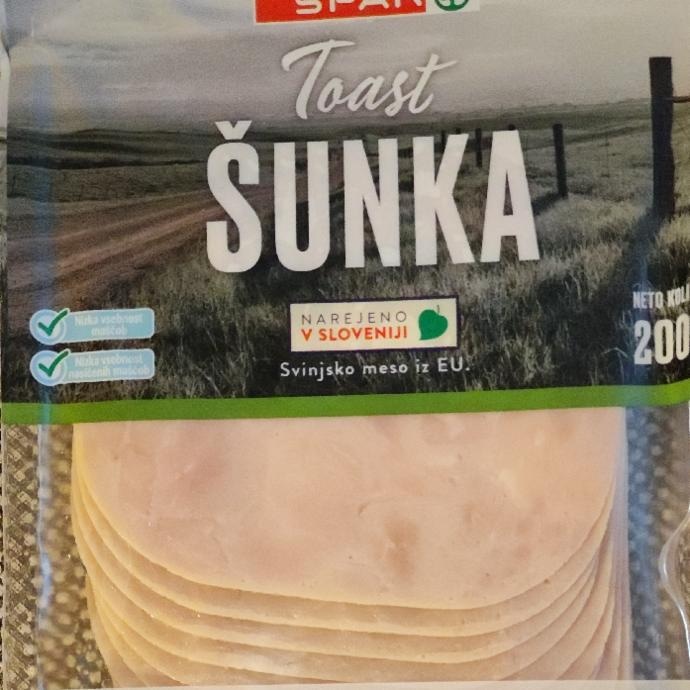 Toast Šunka 200 g SPAR - Akcija v trgovini Spar