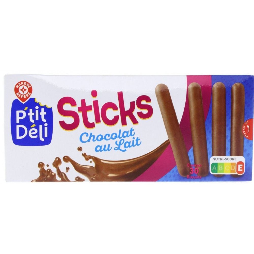 Piškoti Sticks P'tit Deli 150 g - Akcija v trgovini E.Leclerc
