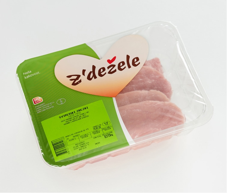 Kocke iz svinjskega stegna Z'dežele 850g - Akcija v trgovini Mercator