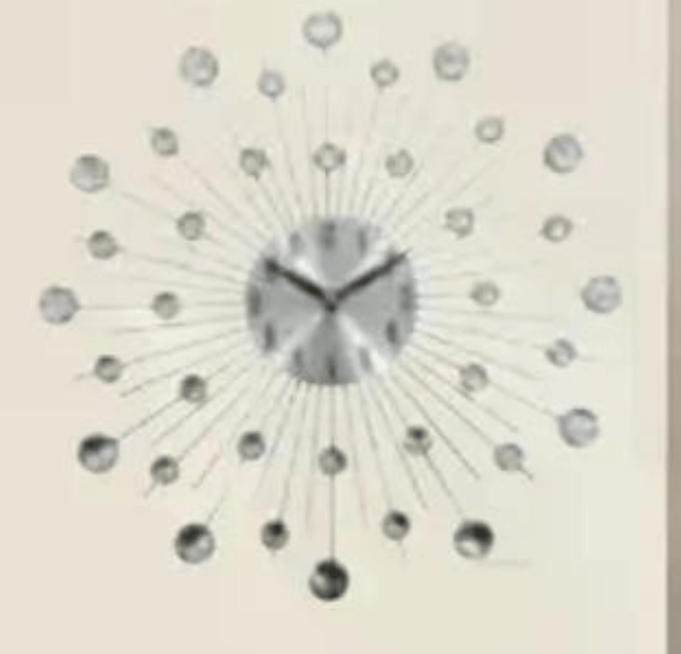 Stenska ura Ø 33 cm Ambia - Akcija v trgovini Lesnina