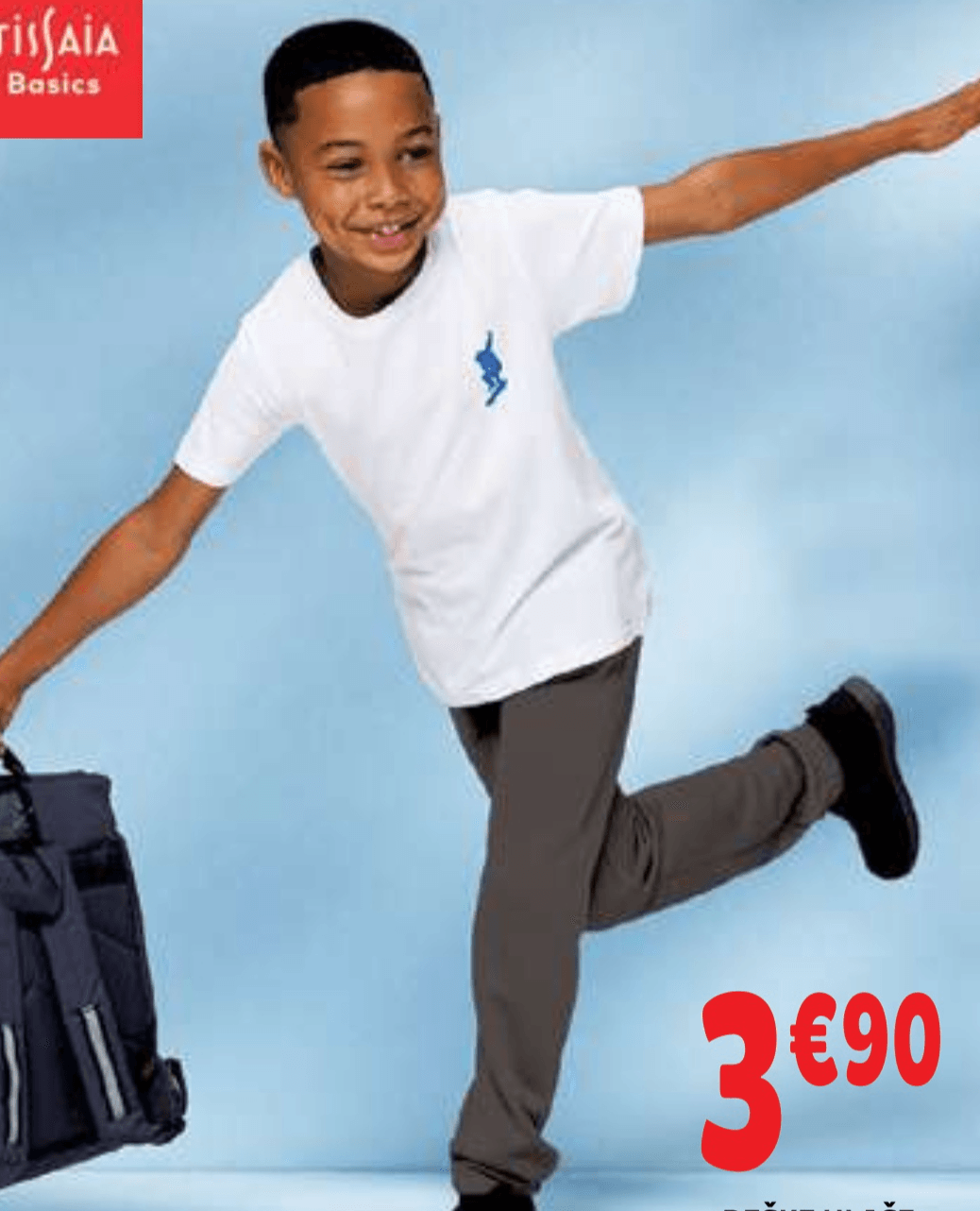 Deške hlače - trenirka TISSAIA Basics - Akcija v trgovini E.Leclerc