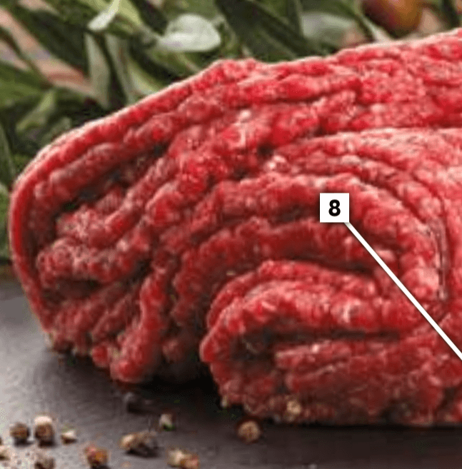 Mesni pripravek iz govejega mesa - Akcija v trgovini E.Leclerc