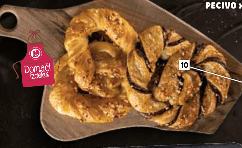 Presta s čokolado ali mandlji Domači izdelek - Akcija v trgovini E.Leclerc