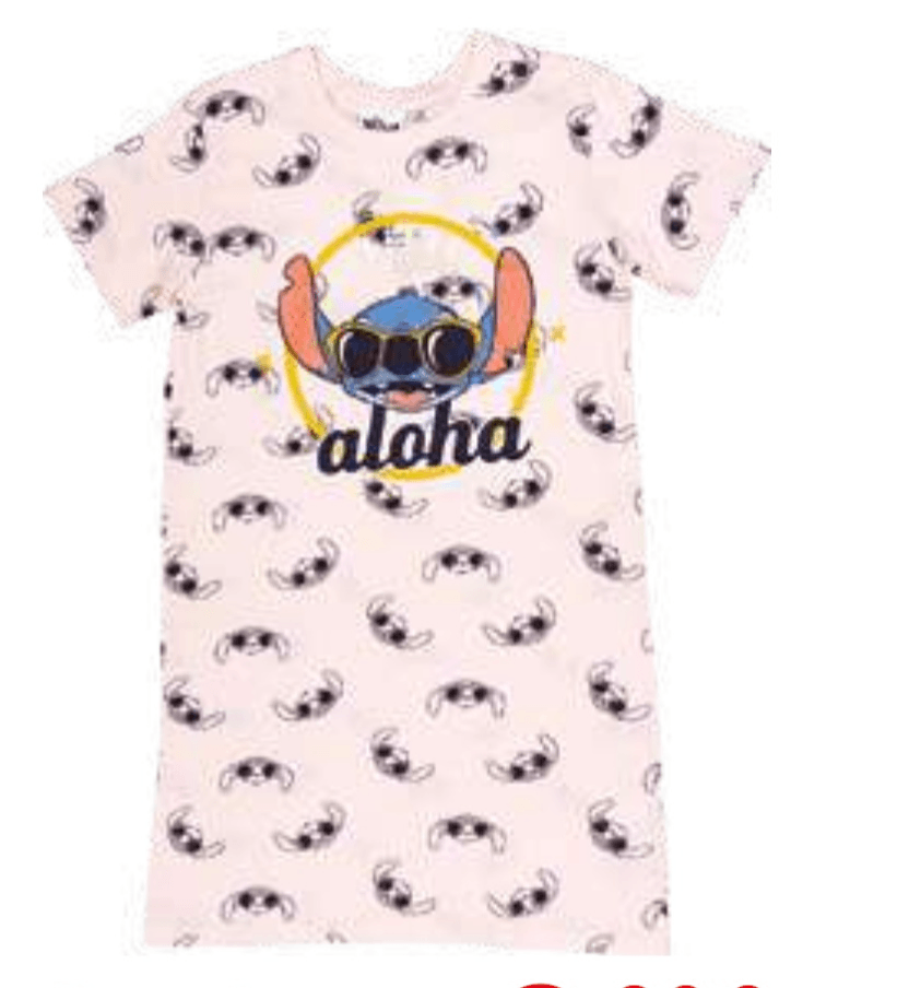 Stitch! Ženska spalna srajca - Akcija v trgovini E.Leclerc