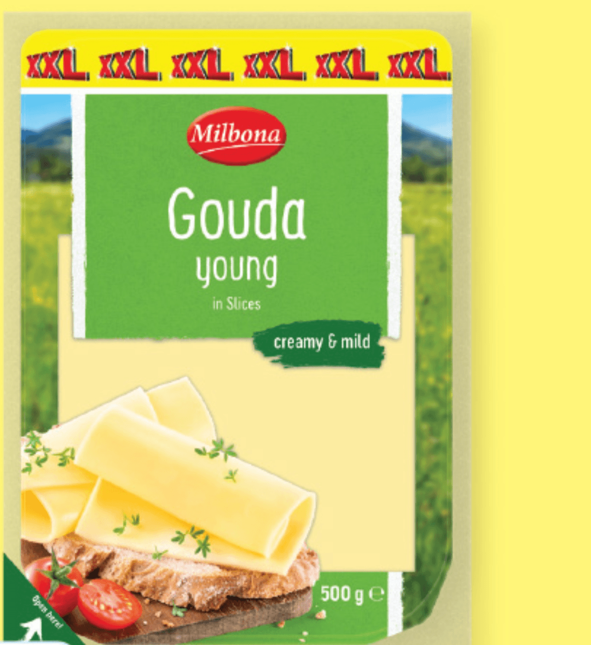 Milbona Sir Gouda XXL 500 g - Akcija v trgovini Lidl