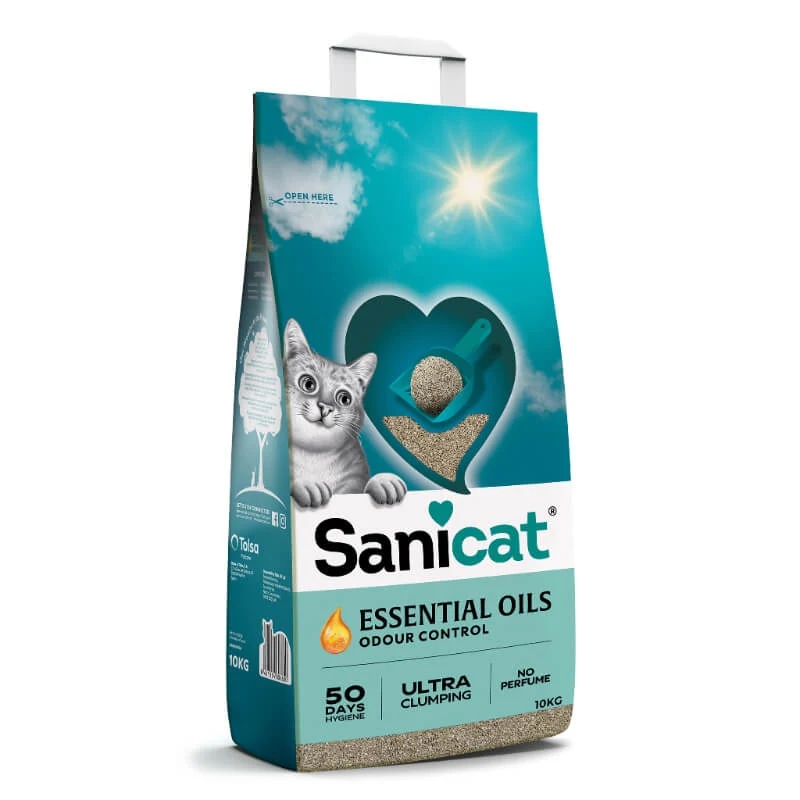 Sanicat Essential Oils posip za mačke 10 kg Akcija u trgovini Mr. Pet