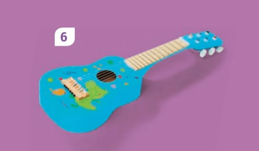 Lesena kitara - Akcija v trgovini Mueller