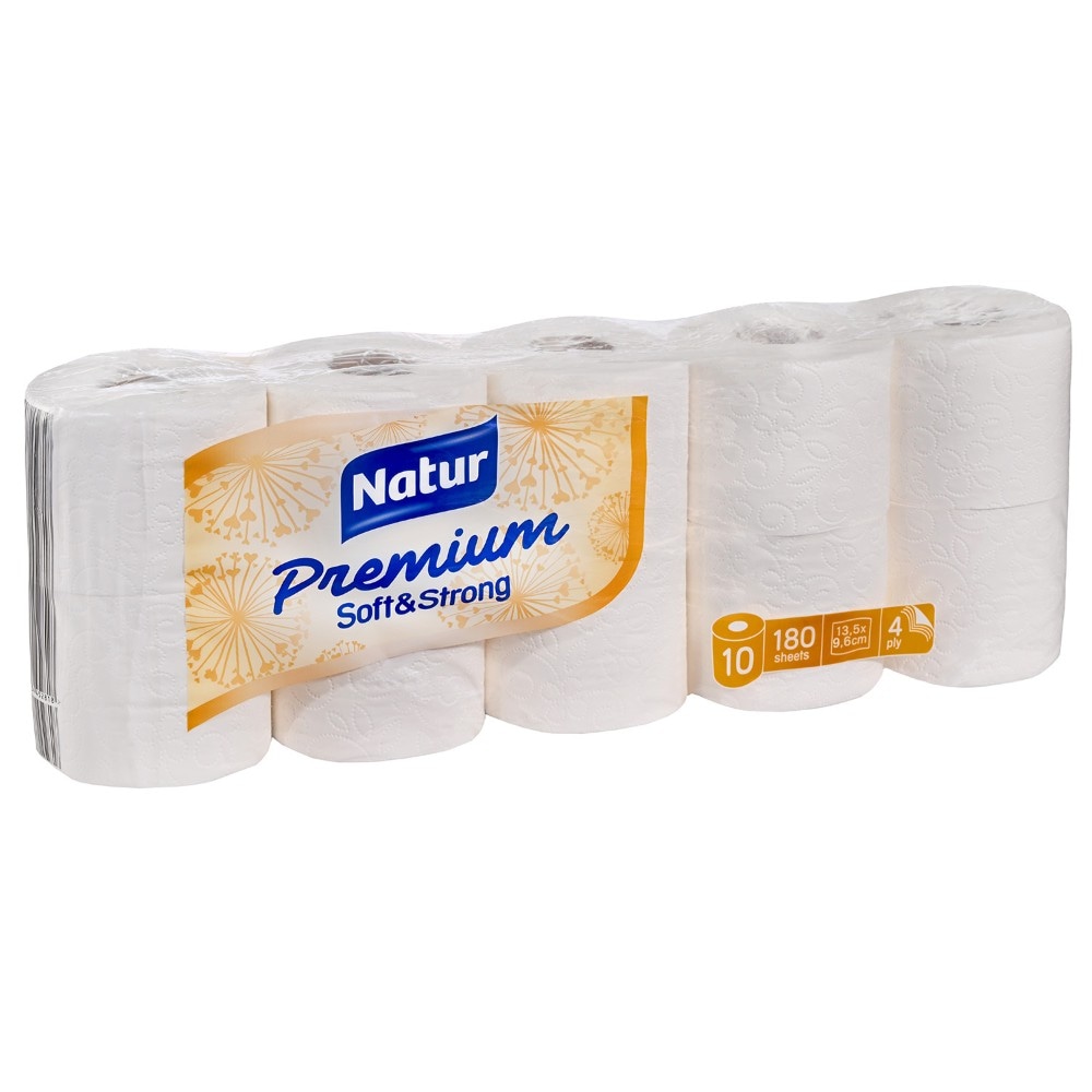 Toaletni papir Natur Premium 10/1 - Akcija v trgovini Mercator